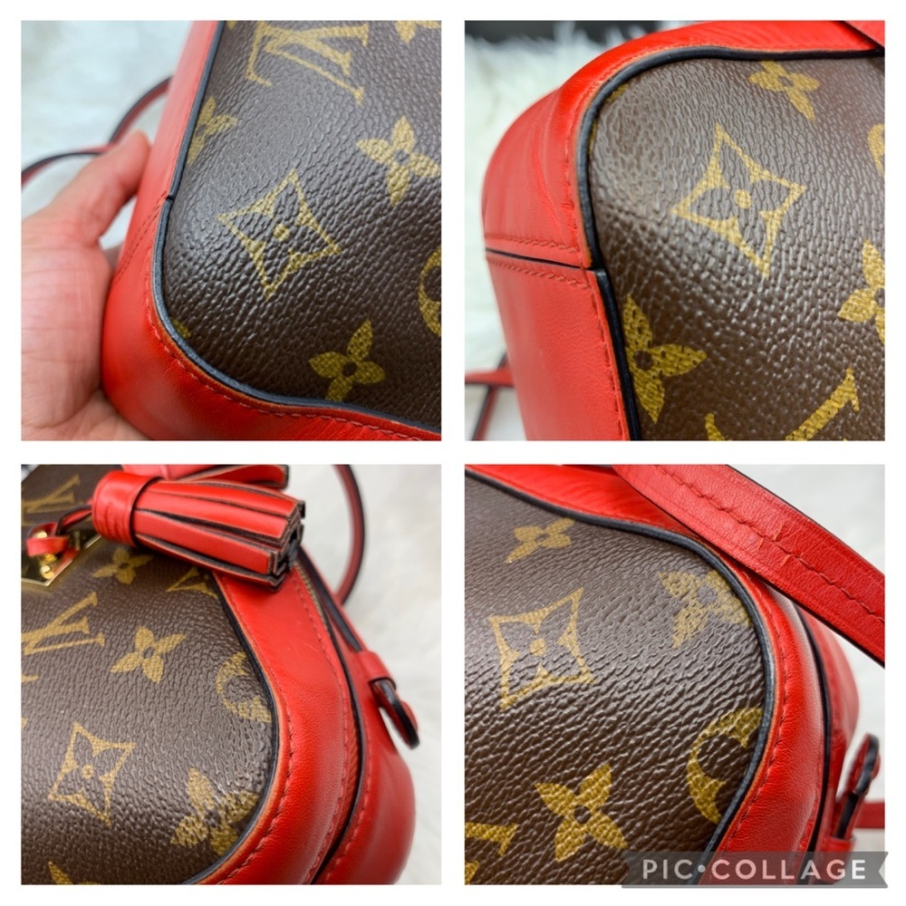 LOUIS VUITTON Monogram Saintonge Red - Picture 12 of 14